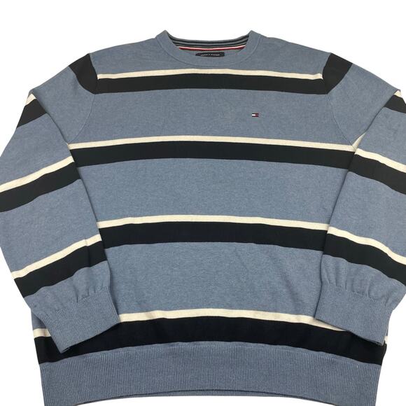 Tommy Hilfiger Men's Striped Crew Neck Knit Sweater, Size XL - Picture 1 of 7